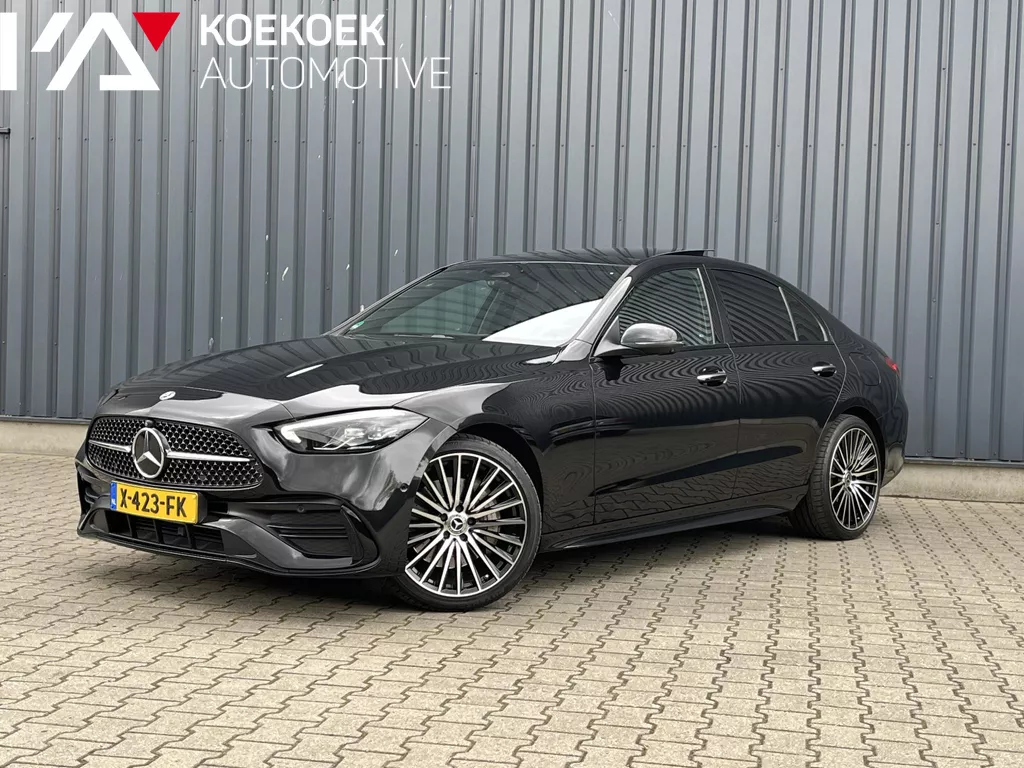 Mercedes-Benz C-klasse 300 e AMG Line MASSAGE/PANO/HEADUP/SPOILER/360CAM/BOMVOL