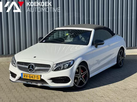Mercedes-Benz C-klasse Cabrio 200 Edition 1 AMG Burmester | Nekverwarming | Leder